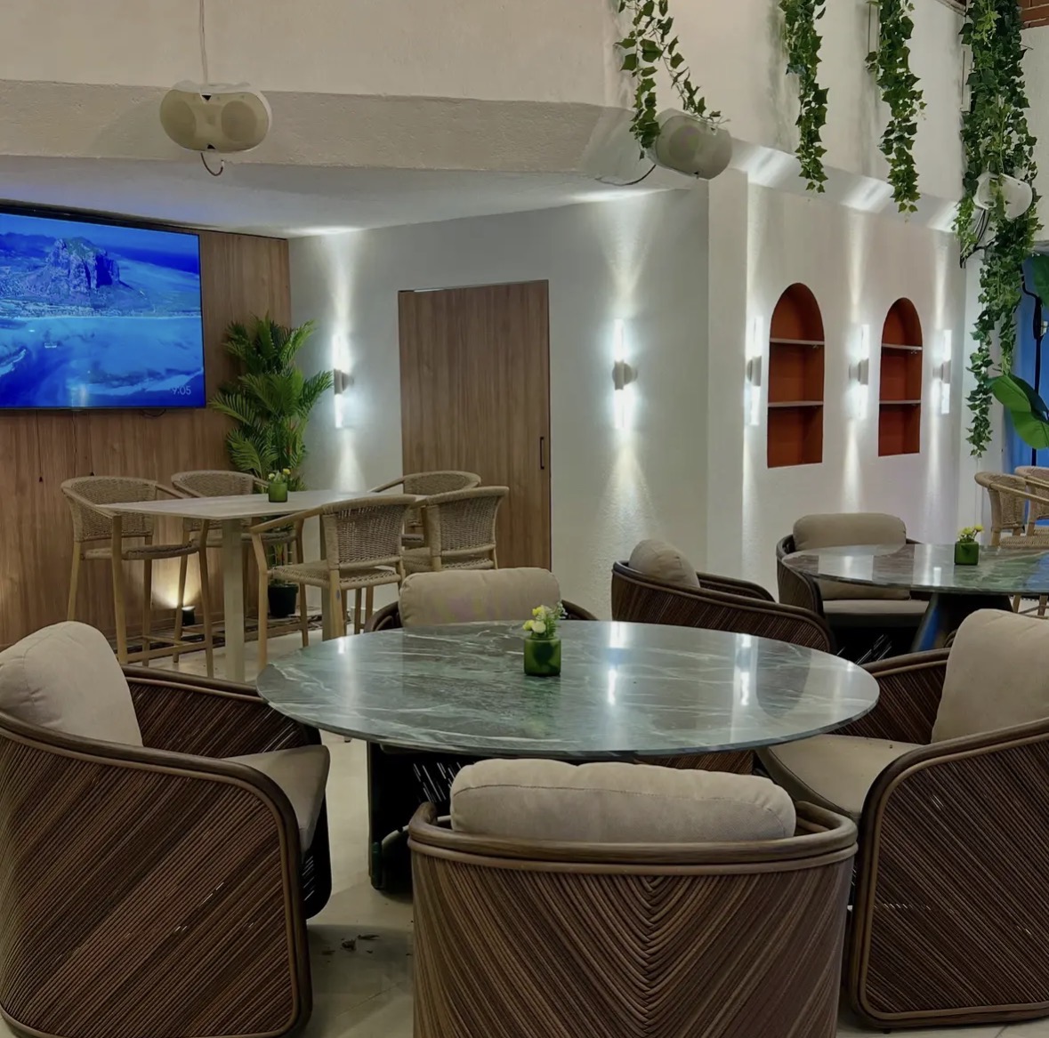 Indoor lounge at Maria Lounge Bar